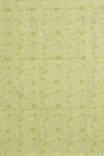 Hand Block Printed Cotton 3-Piece Salwar Suit Material-Rutambhara-RUTAMBHARA