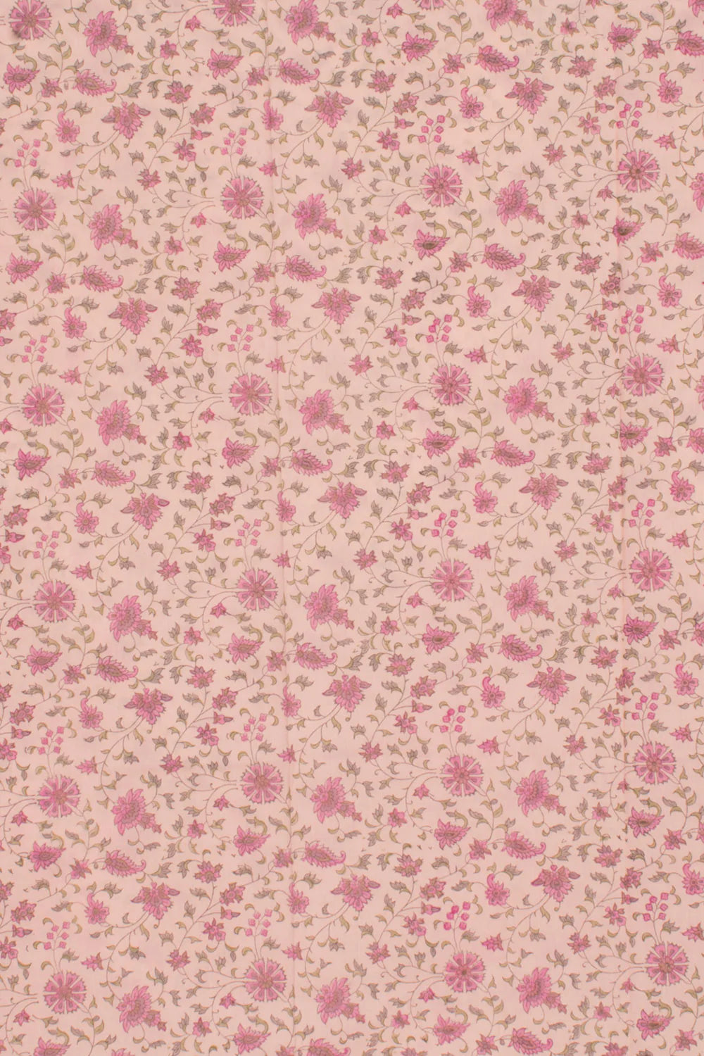 Hand Block Printed Cotton 3-Piece Salwar Suit Material-Rutambhara-RUTAMBHARA