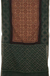 Handcrafted Ajrakh and Bandhani Chanderi Saree