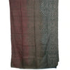 Shibori Ombre Dyed Tussar Silk Saree