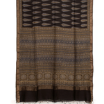 Ajrakh Printed Modal Cotton Saree-Rutambhara-RUTAMBHARA