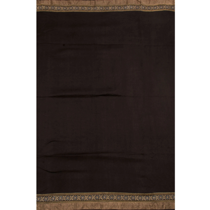 Ajrakh Printed Modal Cotton Saree-Rutambhara-RUTAMBHARA