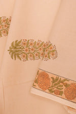 Hand Block Printed Cotton 3-Piece Salwar Suit Material-Rutambhara-RUTAMBHARA