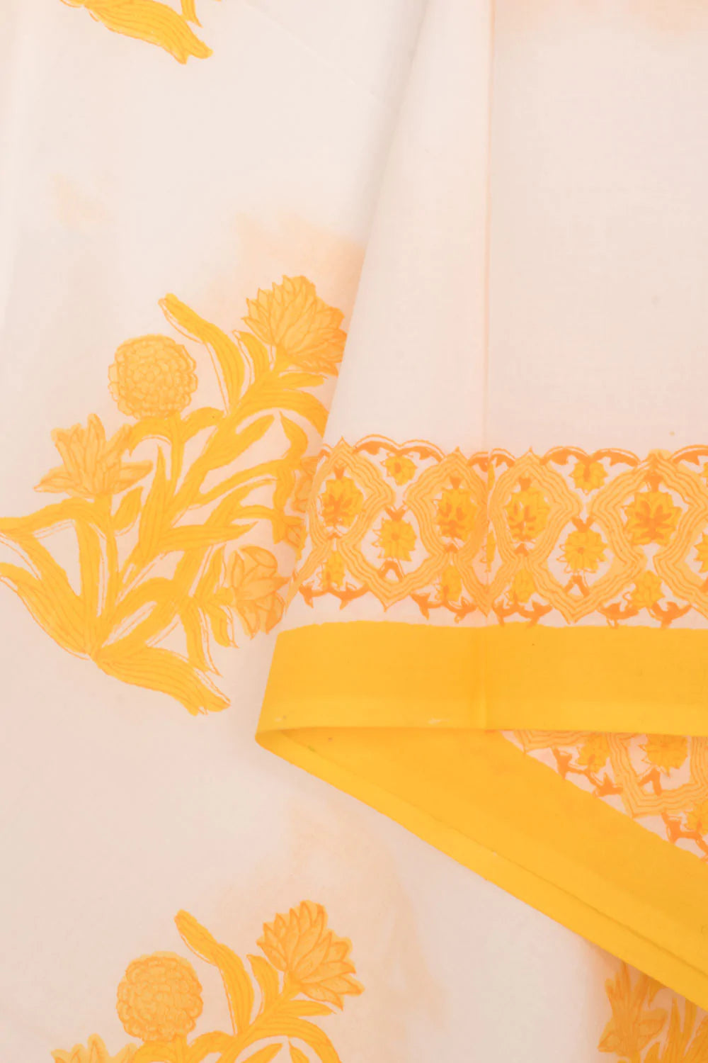 Hand Block Printed Cotton 3-Piece Salwar Suit Material