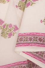 Hand Block Printed Cotton 3-Piece Salwar Suit Material-Rutambhara-RUTAMBHARA