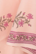 Hand Block Printed Cotton 3-Piece Salwar Suit Material-Rutambhara-RUTAMBHARA