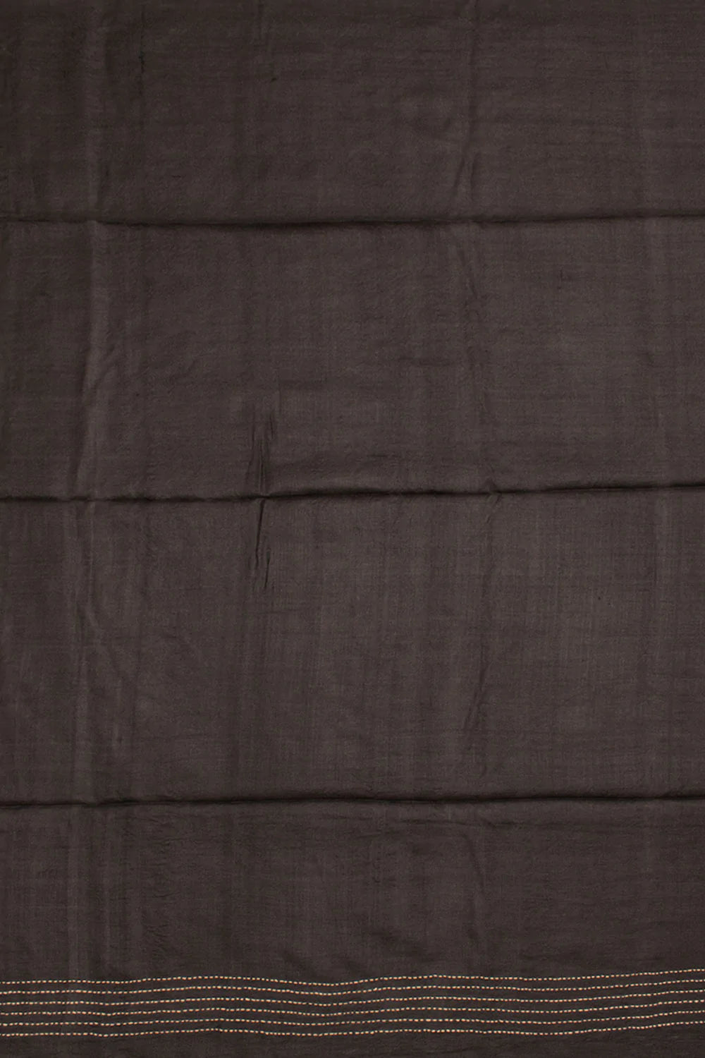 Hand Embroidered Half and Half Tussar Silk Saree