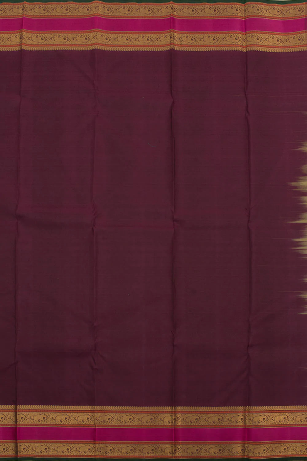 Eevara Pista Green Kancheevaram Heirloom Silk Saree