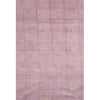Purple Hand Block Printed Chanderi Silk Cotton Saree