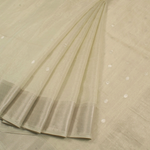 Handwoven Maheshwari Silk Cotton Tissue Saree-Rutambhara-RUTAMBHARA