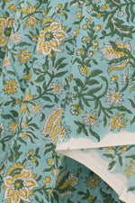 Hand Block Printed Silk Cotton 3-Piece Salwar Suit Material-Rutambhara-RUTAMBHARA