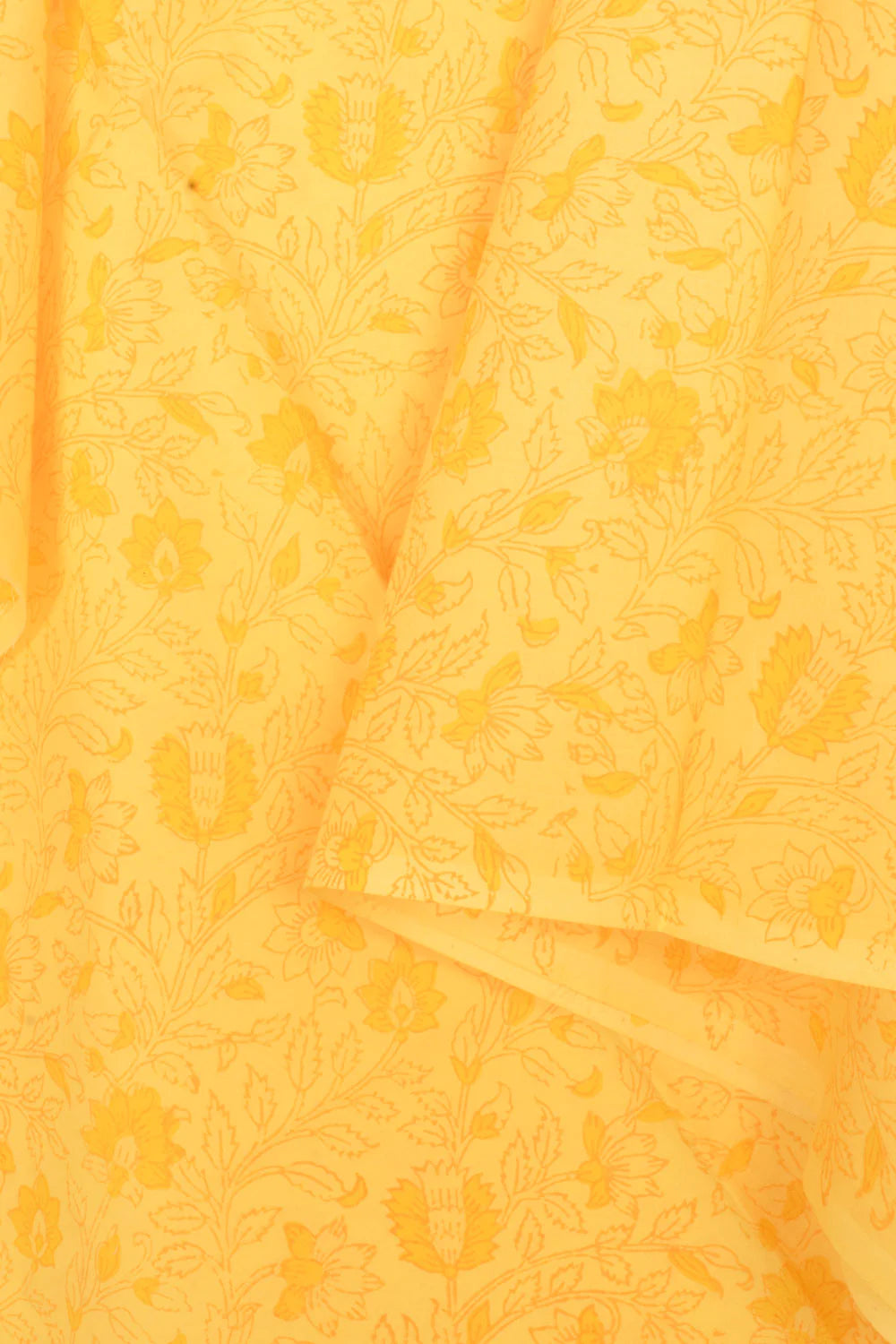 Hand Block Printed Cotton 3-Piece Salwar Suit Material-Rutambhara-RUTAMBHARA