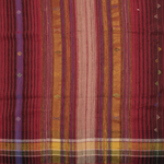 Handwoven Kutchi Weave Tussar Cotton Saree-Rutambhara-RUTAMBHARA