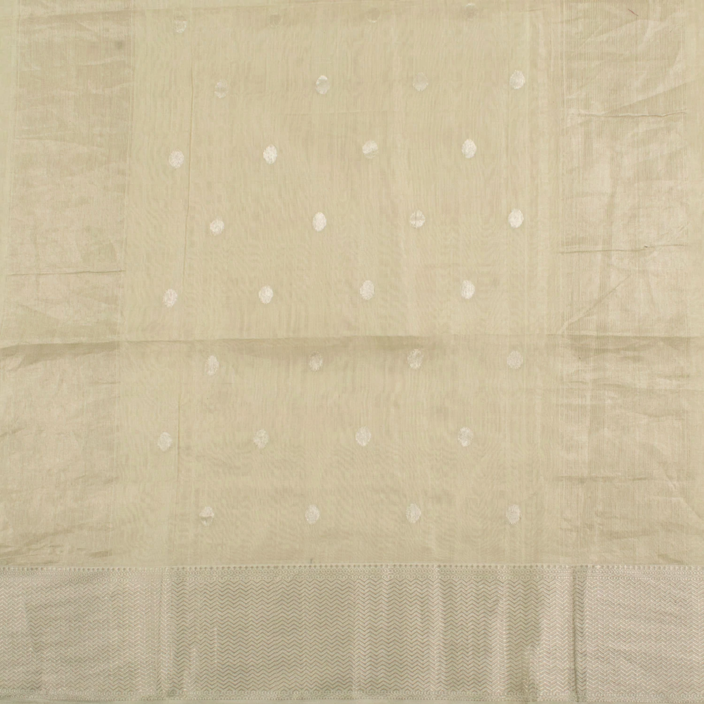 Handwoven Maheshwari Silk Cotton Tissue Saree