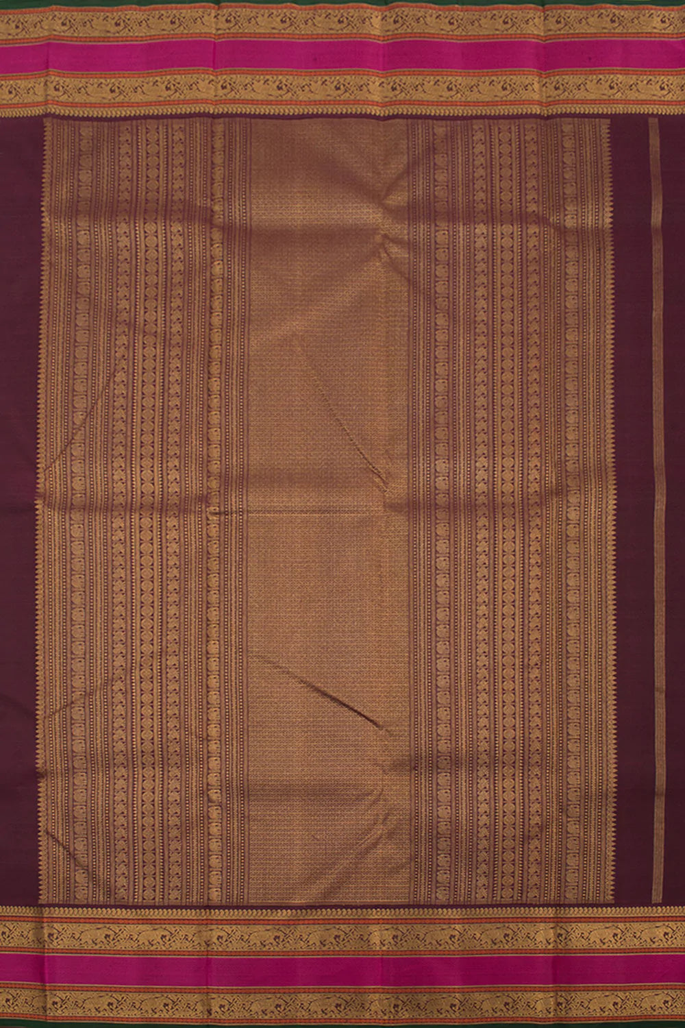 Eevara Pista Green Kancheevaram Heirloom Silk Saree