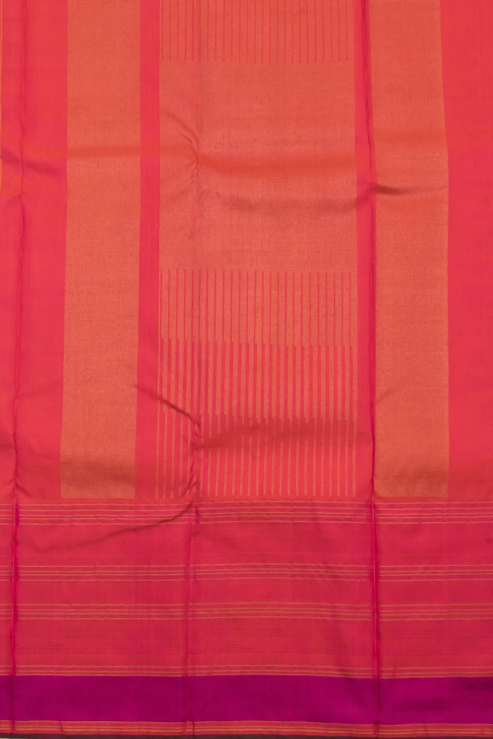 Pure Zari Korvai Kanjivaram Silk Saree