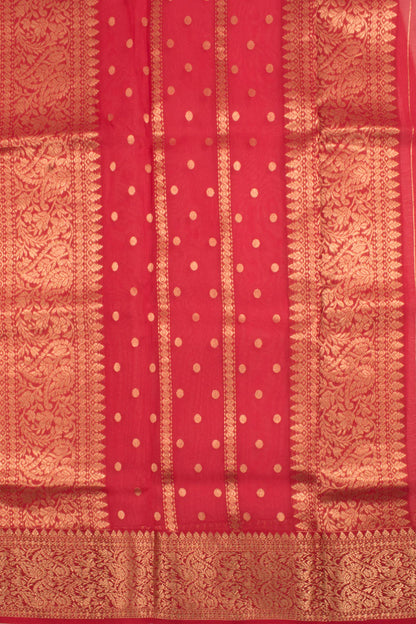 Handloom Chanderi Organza Saree-Rutambhara-RUTAMBHARA
