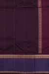 Eevara Aqua Blue Purple Kancheevaram Heirloom Silk Saree
