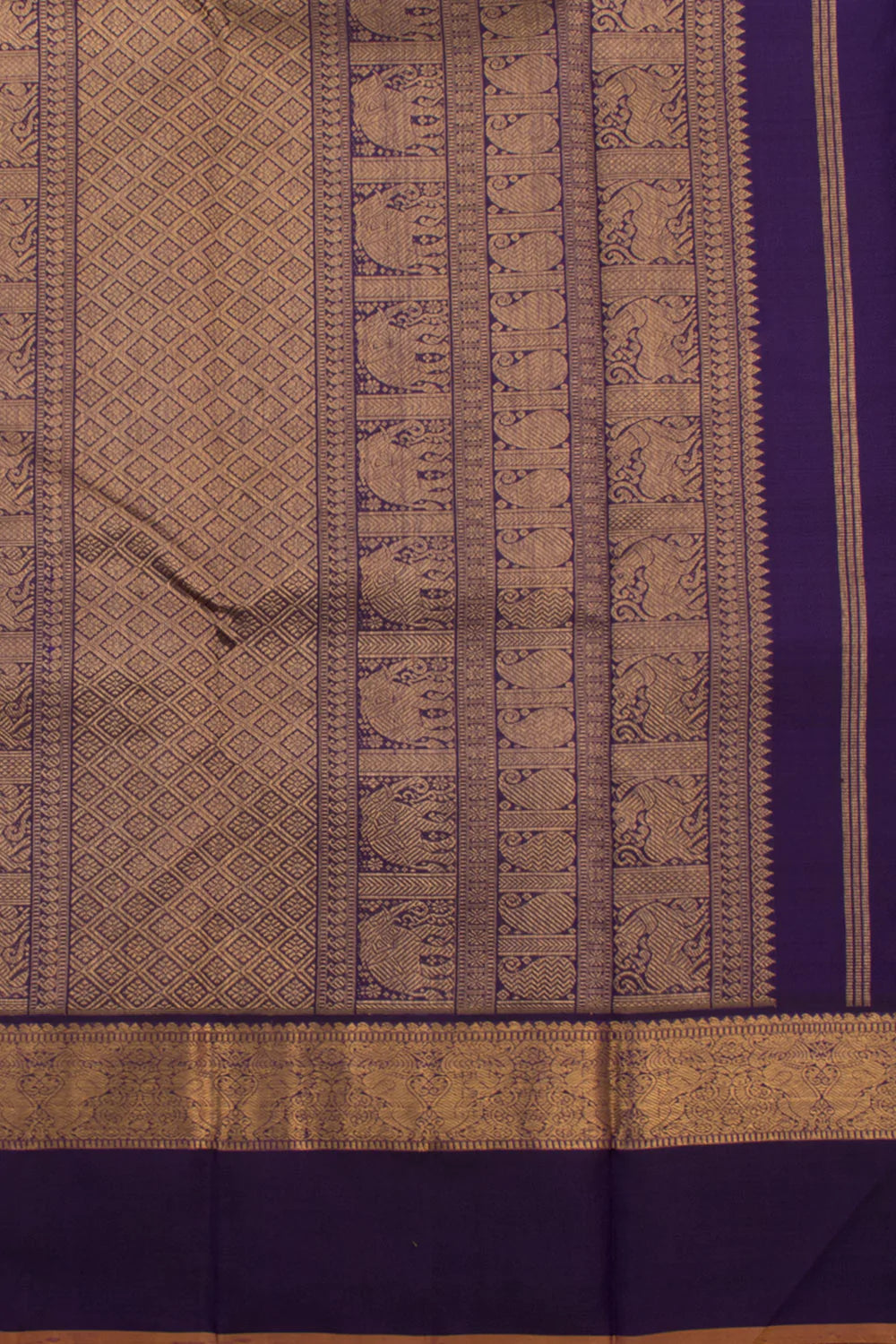 Royal Blue Kanjivaram Silk Saree