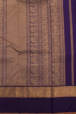 Royal Blue Kanjivaram Silk Saree-Rutambhara-RUTAMBHARA