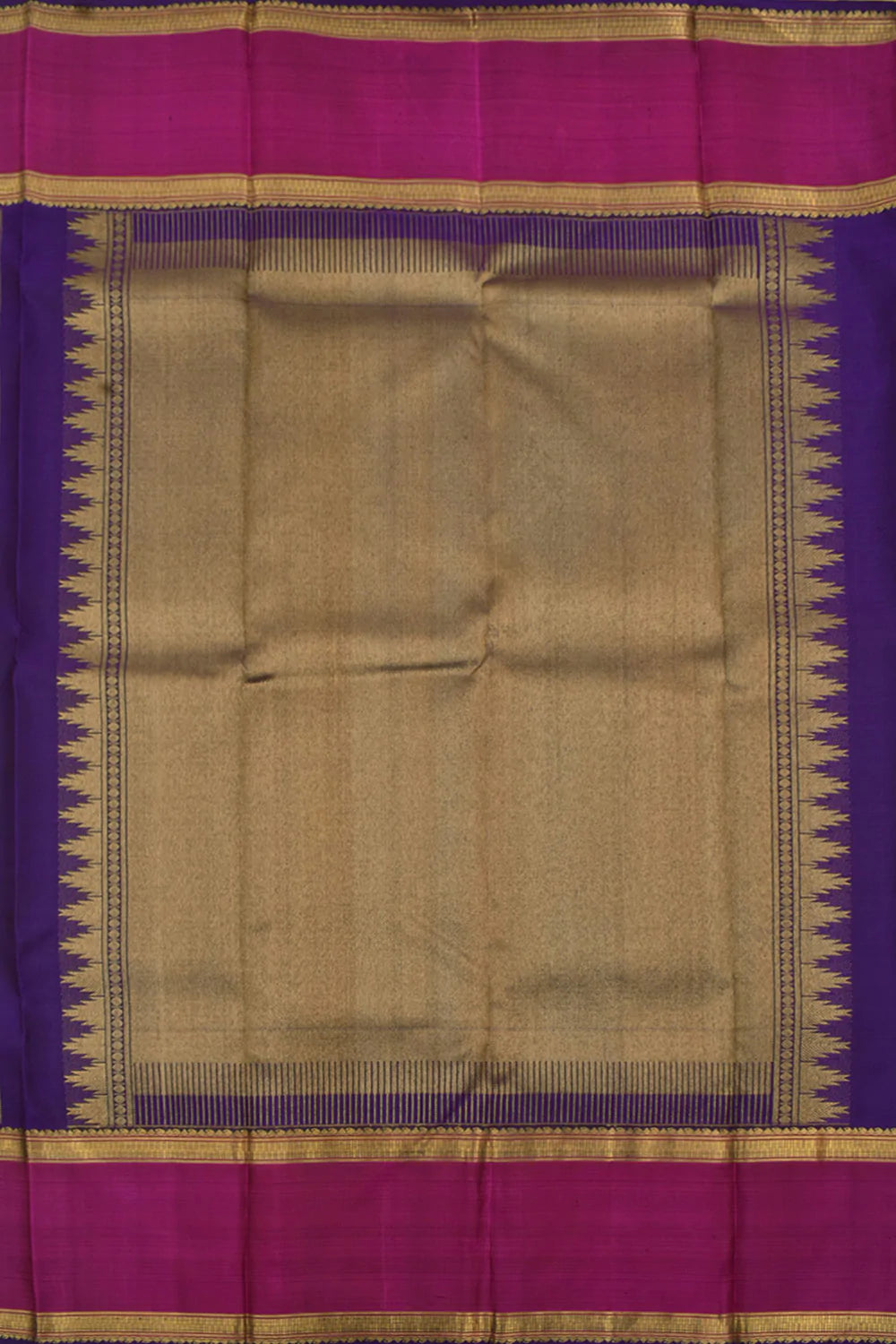 Pure Zari Jacquard Kanjivaram Silk Saree