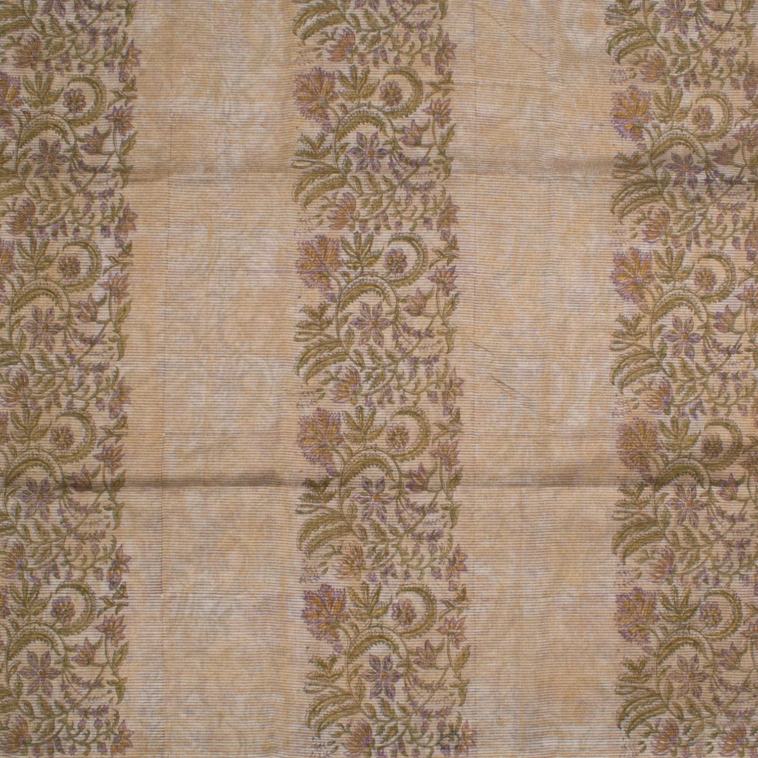 Hand Block Printed Chanderi Silk Cotton Saree-Rutambhara-RUTAMBHARA