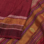 Handwoven Kutchi Weave Tussar Cotton Saree-Rutambhara-RUTAMBHARA