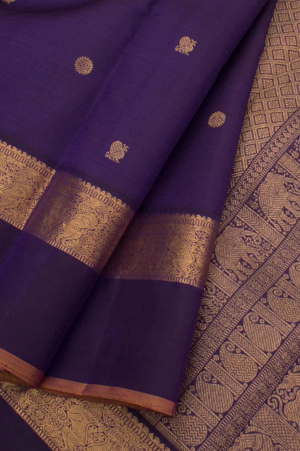Royal Blue Kanjivaram Silk Saree