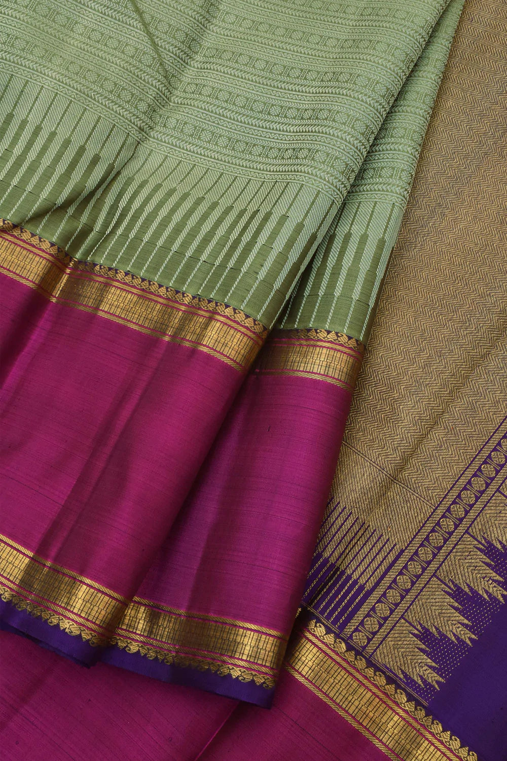 Pure Zari Jacquard Kanjivaram Silk Saree