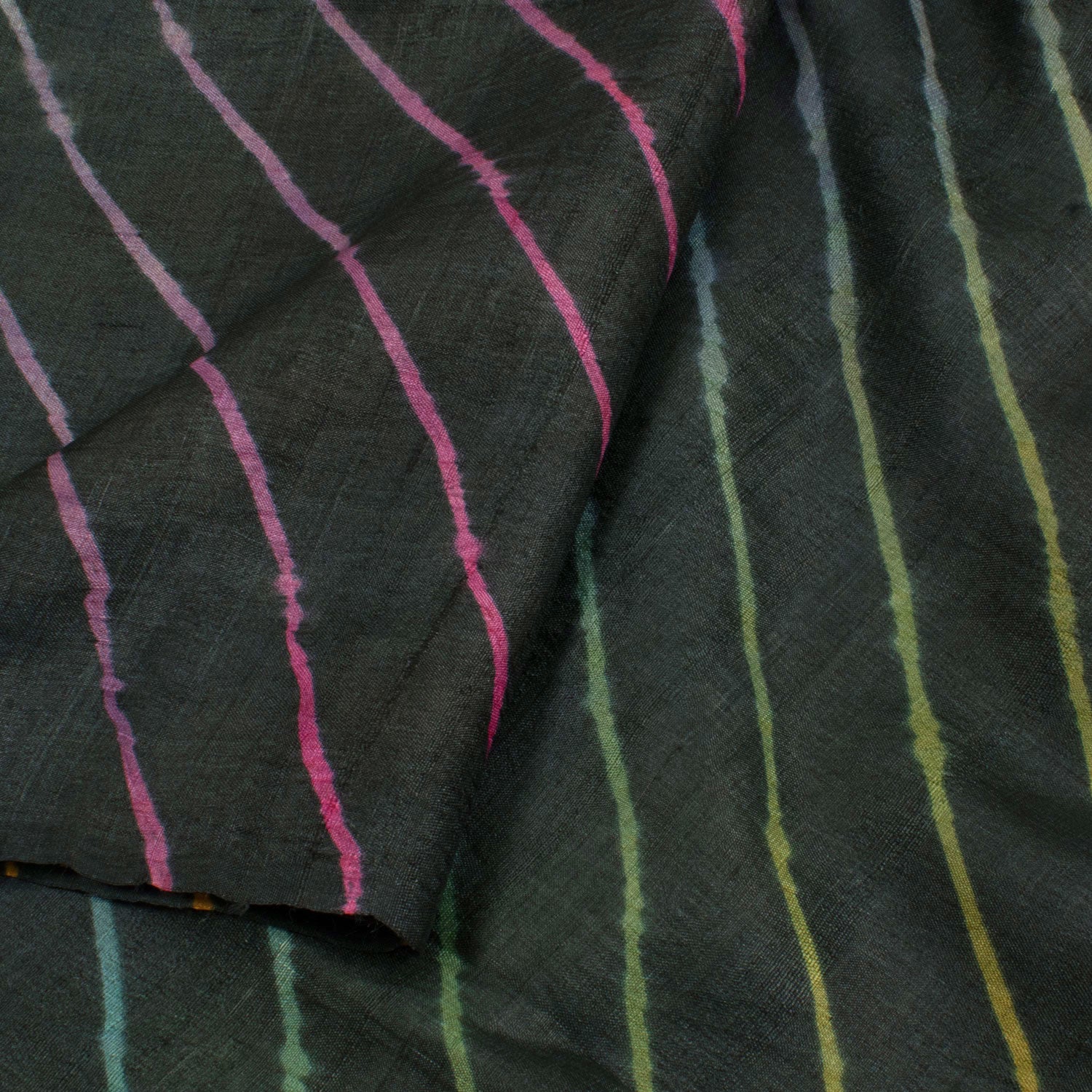 Lehariya Tussar Silk Saree-Rutambhara-RUTAMBHARA
