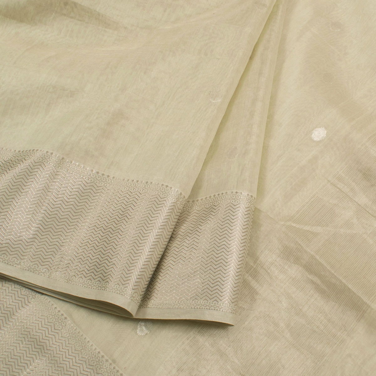 Handwoven Maheshwari Silk Cotton Tissue Saree