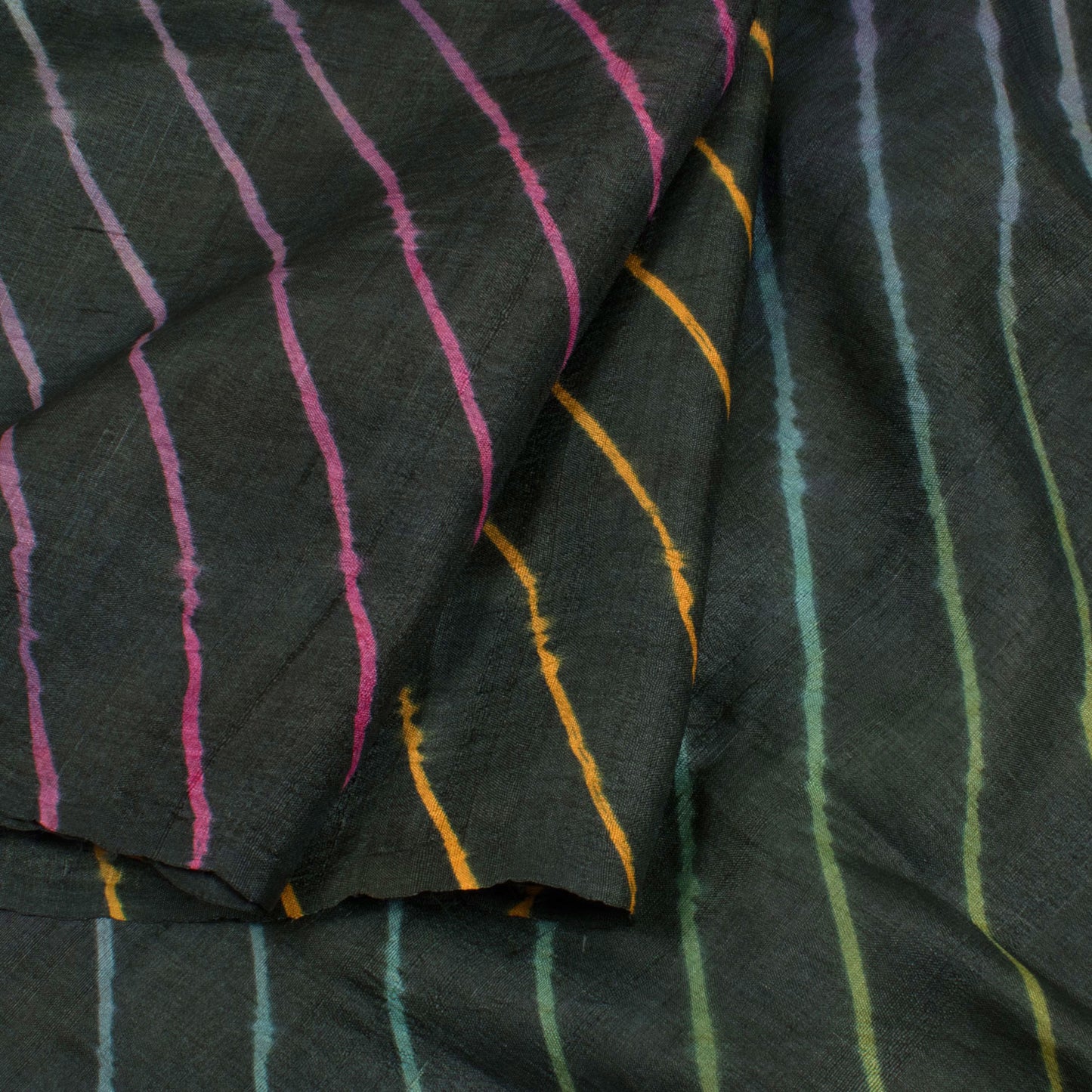 Lehariya Tussar Silk Saree