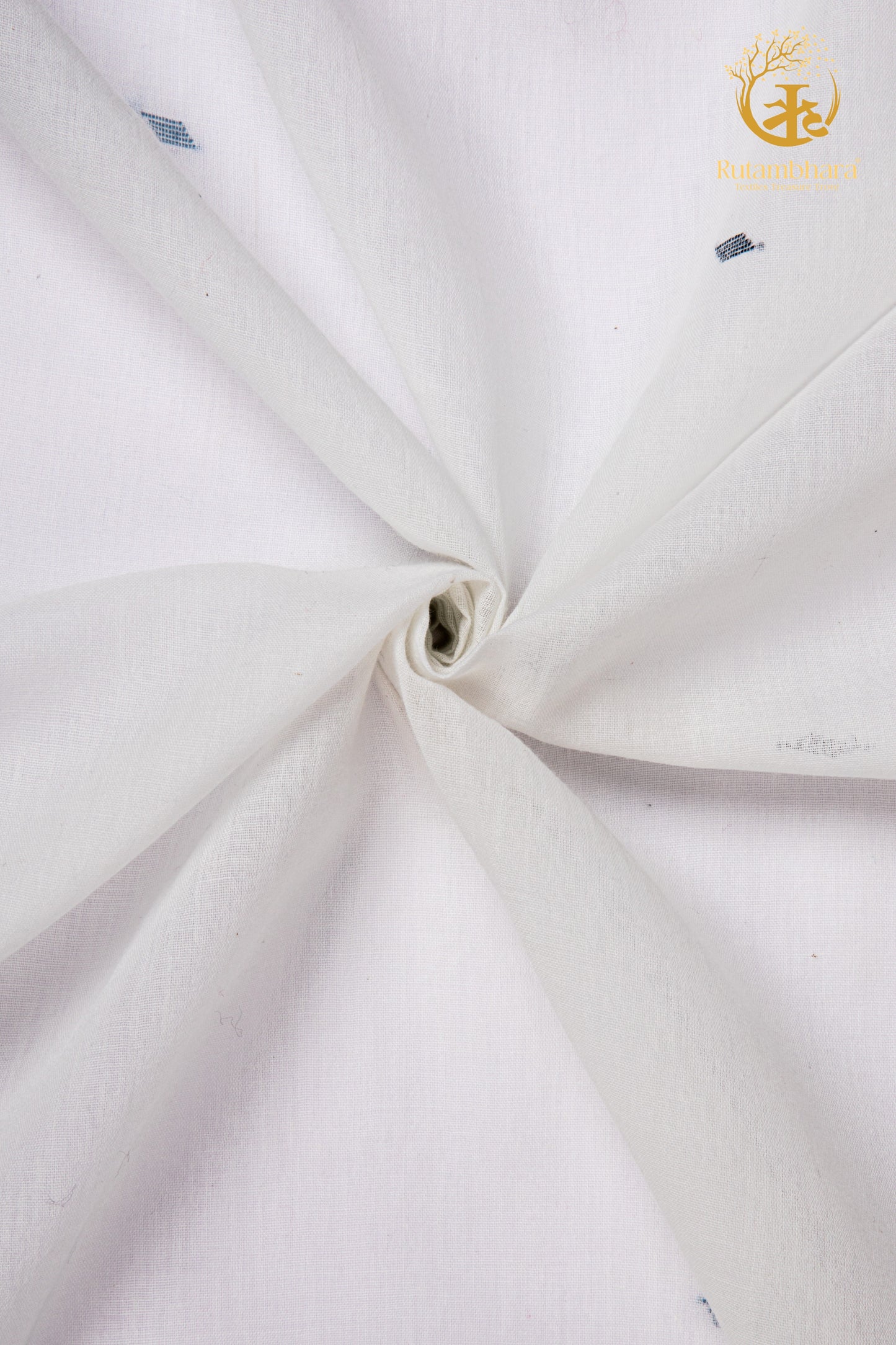 KEESHA - Essential Handloom White Jamdani Kurta Fabric