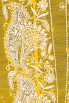 Sunshine Yellow Mul Chanderi Lucknowi Suit Set