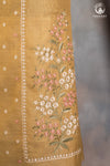 Sunlit Mustard Chanderi Cotton Silk Embroidered Suit Set