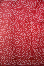 BUSHRA - RED PINK OMBRE CHANDERI RAI BANDHEJ DUPATTA-Rutambhara-RUTAMBHARA