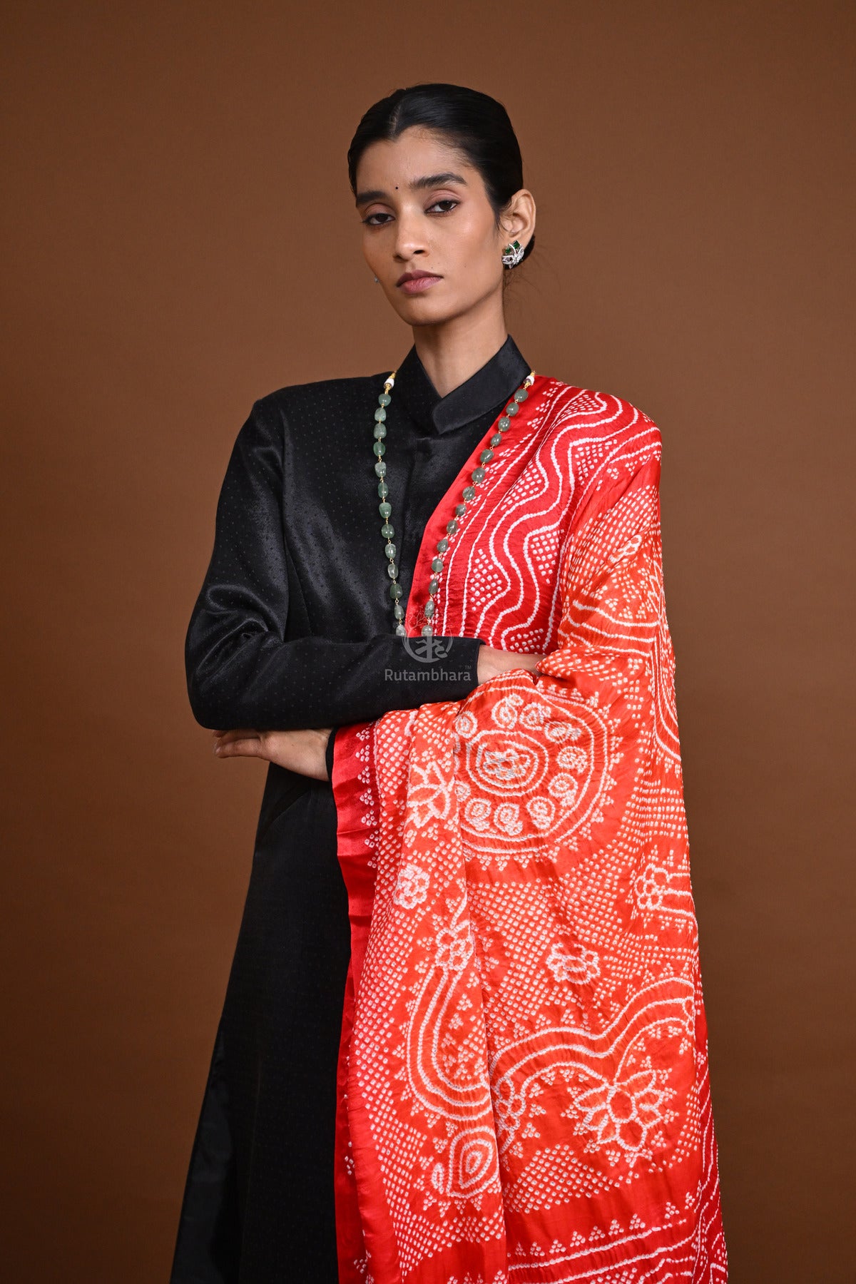 Handcrafted Bandhani Gajji Silk Dupatta
