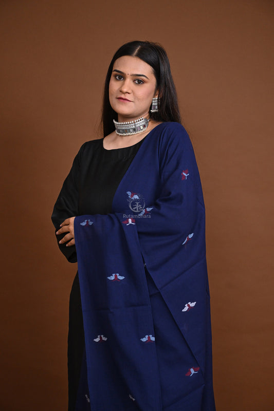 Handwoven Jamdani Cotton Dupatta