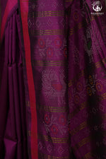 Nuktaa - Pink Magenta Exquisite Handwoven Tangaliya Saree With Pink Selvedge And Elaborate Pallu-Rutambhara-RUTAMBHARA
