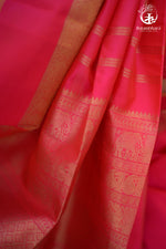 Eevara Pink Kancheevaram Heirloom Silk Saree-Rutambhara-Pink-RUTAMBHARA