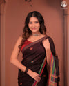 JESAAL - Threads of Tradition – Purple Kutchi Cotton Eari Silk Saree