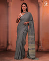 JESAAL - Timeless Charm In Handwoven Kutchhi Weave Tussar Cotton Saree