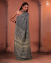 JESAAL - Timeless Charm In Handwoven Kutchhi Weave Tussar Cotton Saree