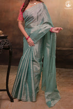 Timeless Elegance Chanderi Tissue in Saree Length - 4-ply Weave-RUTAMBHARA-RUTAMBHARA