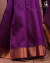 BHADRA - Elegant  Mangalgiri Silk Saree with Lustrous Gold Border
