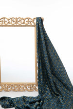 Siyahi - Starry Dusk Ajrakh Cotton Fabric-Rutambhara-RUTAMBHARA