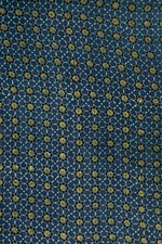 Siyahi - Starry Dusk Ajrakh Cotton Fabric-Rutambhara-RUTAMBHARA