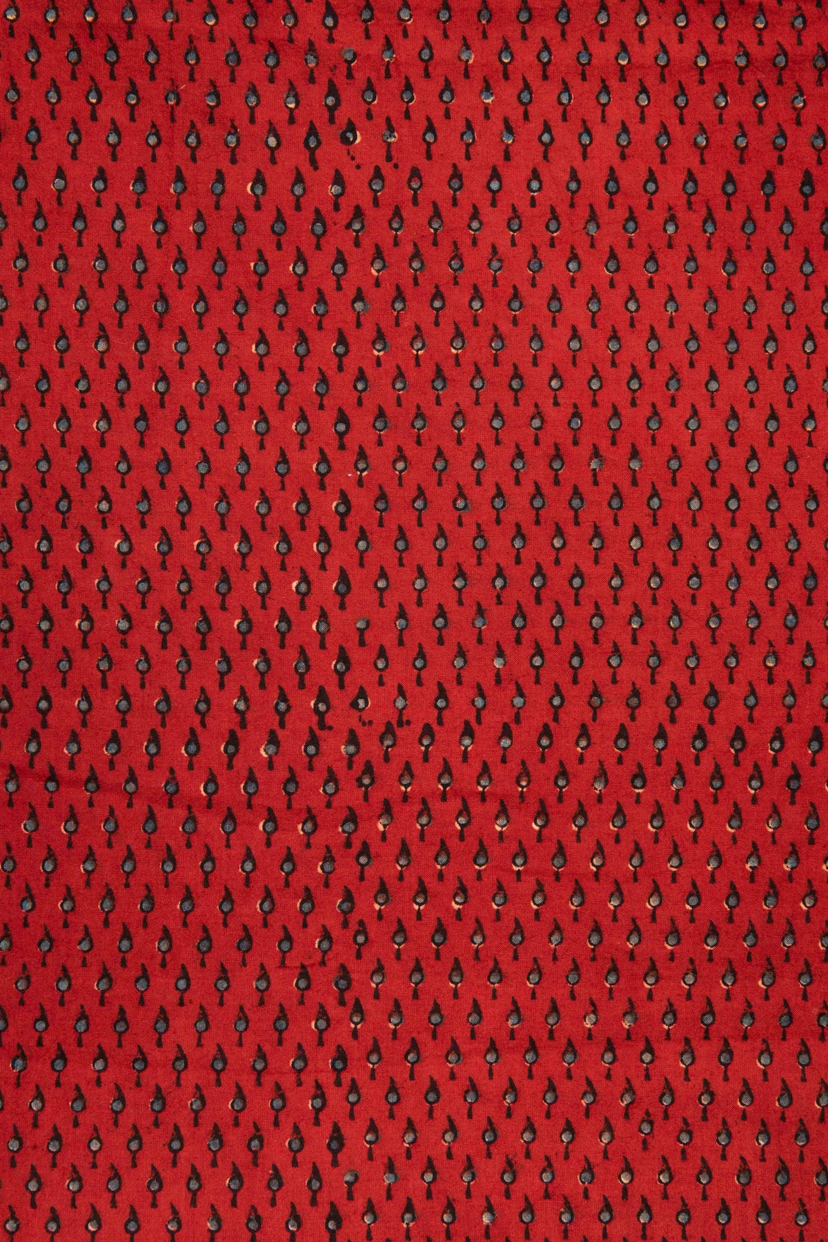 Ushraa - Deep Madder Red Ajrakh Fabric