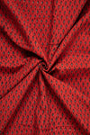 Ushraa - Deep Madder Red Ajrakh Fabric