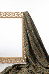 Ushraa - Lotus Floral Grace Ajrakh Fabric